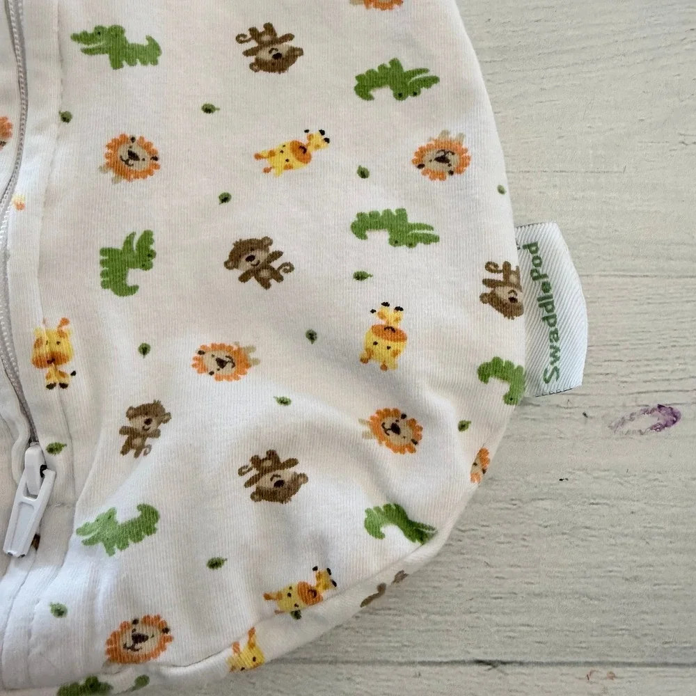 Summer infant swaddle‎ pod jungle animals swaddle newborn